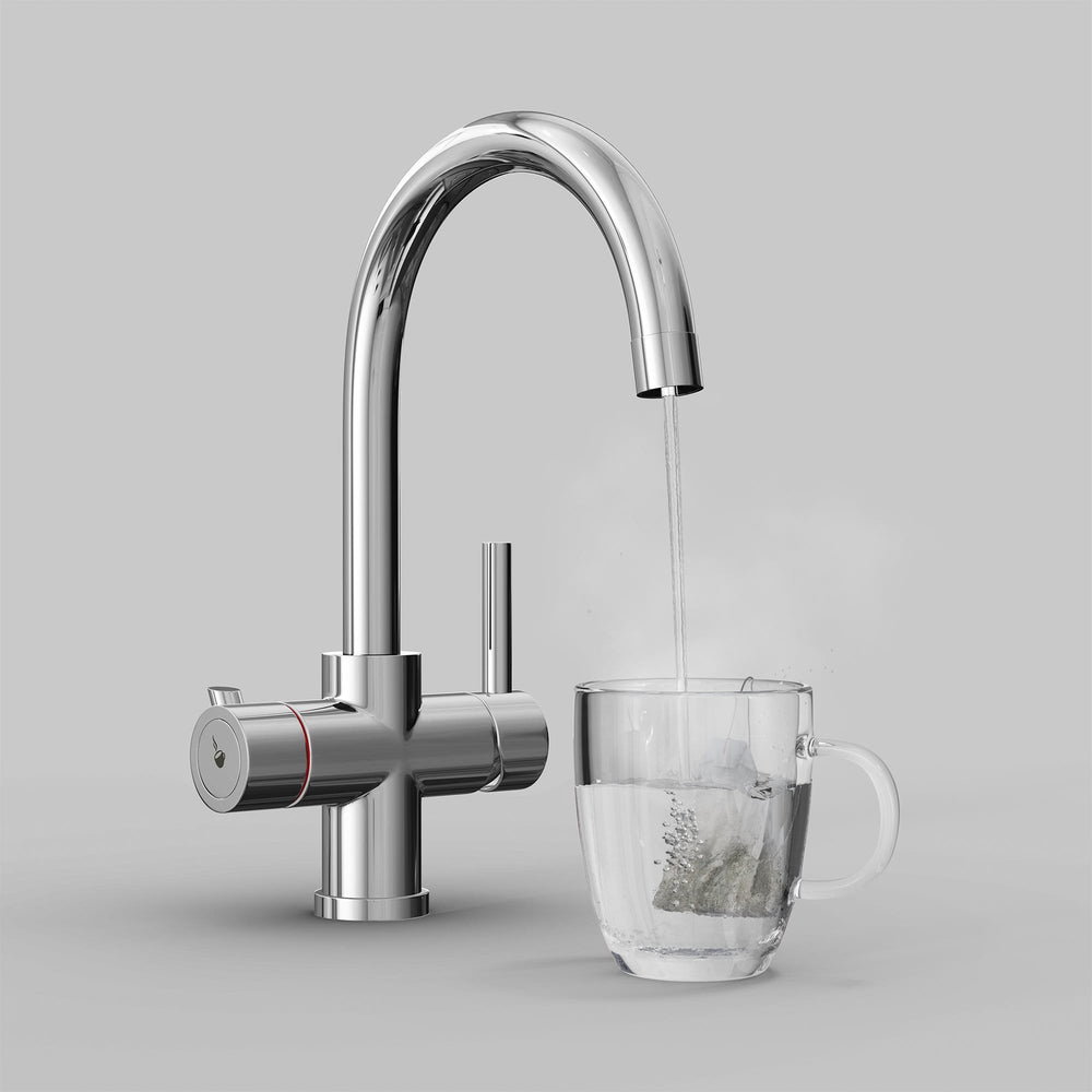 Iberia Polished Chrome Instant Boiling Water Tap | Instanti