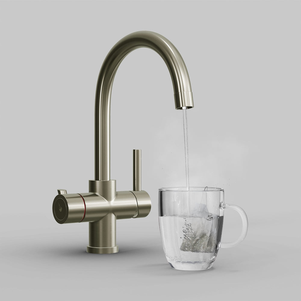 Iberia Brushed Nickel Boiling Water Tap | Instanti