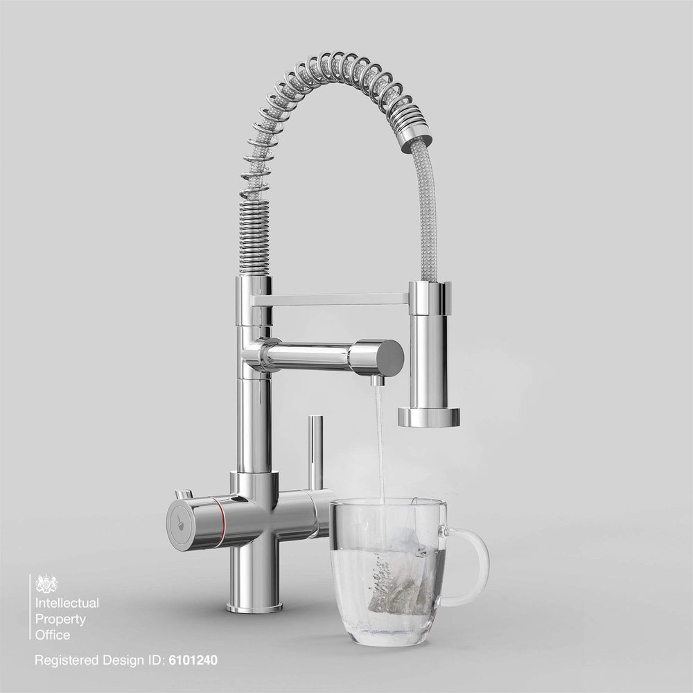 Ikon Polished Chrome Instant Boiling Water Tap | Instanti