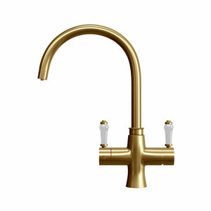 Ignite Brushed Gold Victorian Boiling Water Tap | Instanti