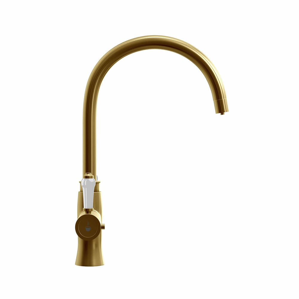 Ignite Brushed Gold Victorian Boiling Water Tap | Instanti