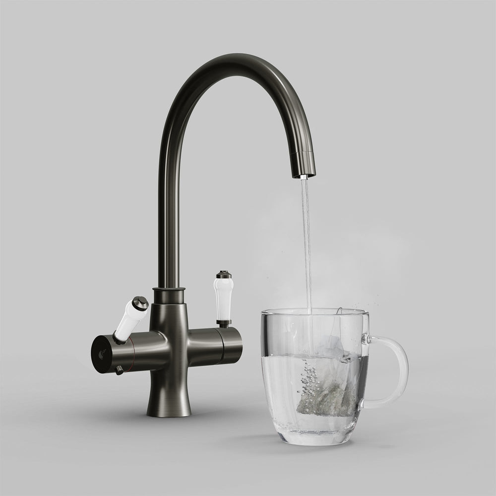 Ignite Brushed Gunmetal Grey Instant Boiling Water Tap | Instanti